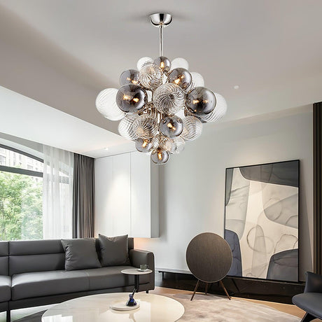 Aurelian Arc chandelier close-up curved arm detail