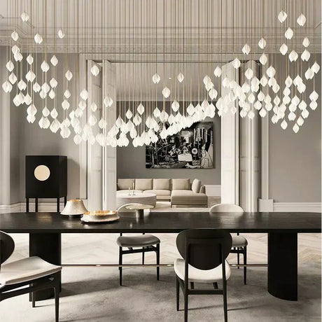 NovaFlora Chandelier – Premium Ceramic Floral Motif
