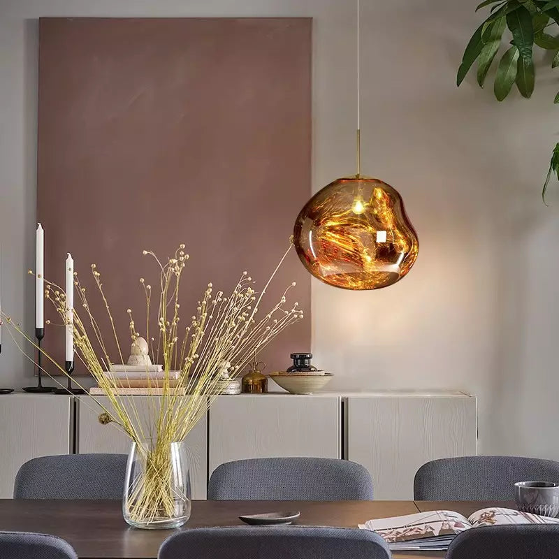 Glass Pendant Light for Kitchen Island