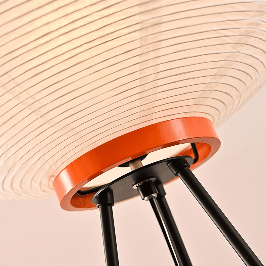 Minimalist standing light close-up detail