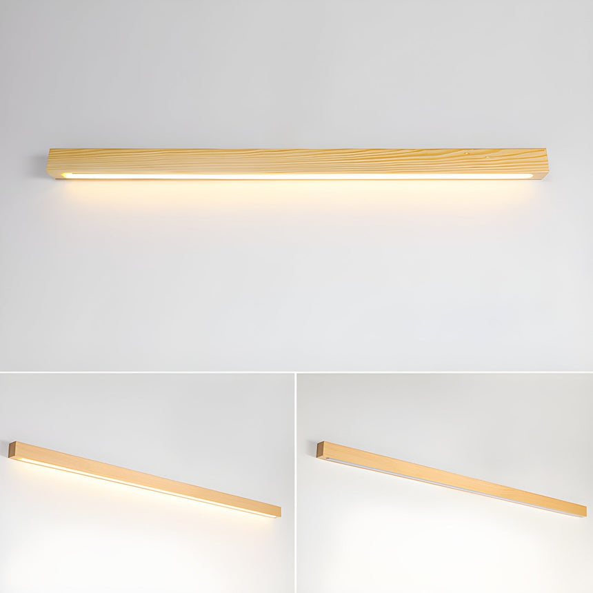 End view of the pine bar showing the slim body and the recessed diffuser