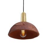 Ceramic dome pendant light dimensions reference