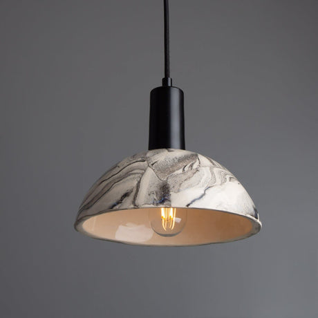 Auretta Pendant Light with Marbled Glaze Finish