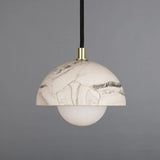 Ceramic Dome Pendant Light Close-Up Finish Detail