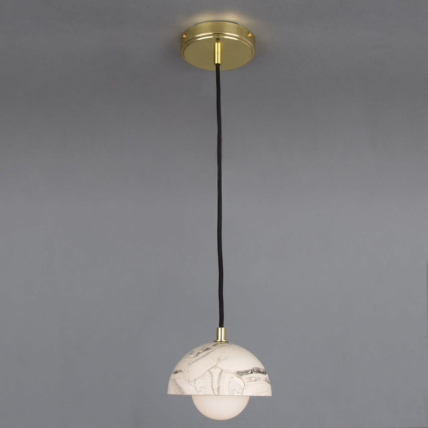 Ceramic Dome Pendant for Bathroom Accent Lighting