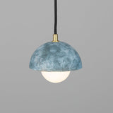 Lunari Pendant Light Brass Cord Grip Detail