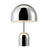 Copper table lamp iron construction detail
