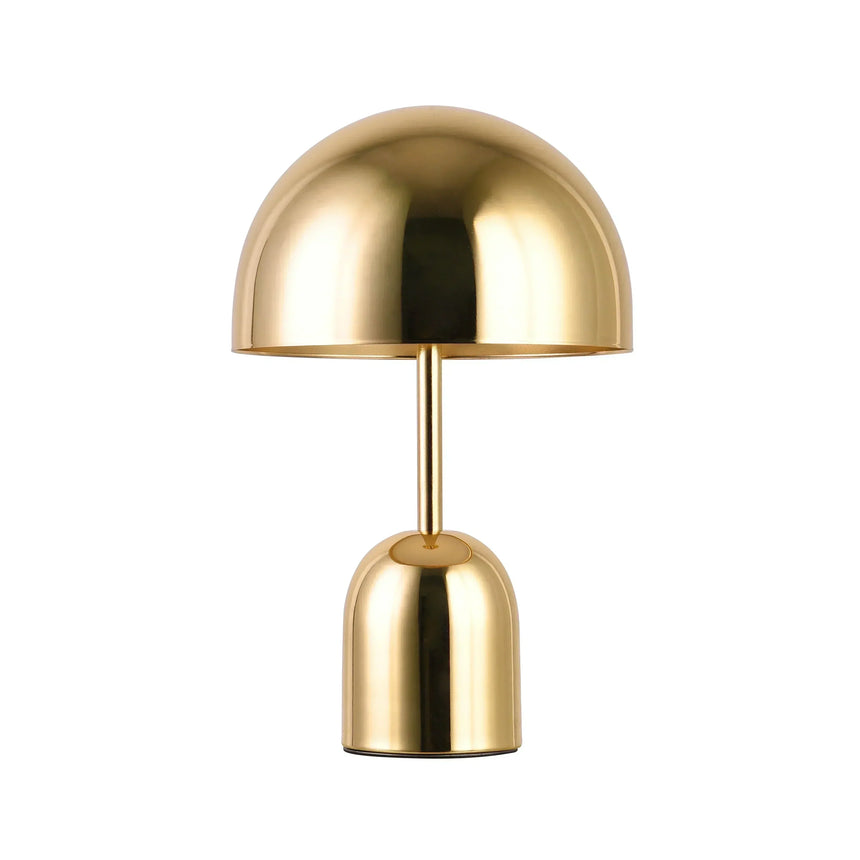 AstraLume Copper Table Lamp in a bedroom setting | OroDwell