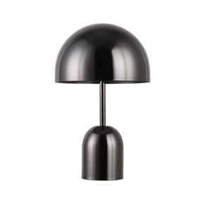 Copper table lamp warm glow ambient scene