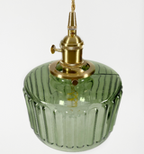 Brass Pendant Light with warm glow lighting | OroDwell