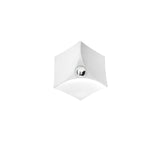 The white light on a white background