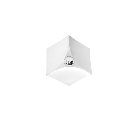 The white light on a white background