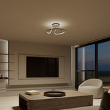 AuroraHalo LED Ceiling Light – Elegant Ring Design for Living Room