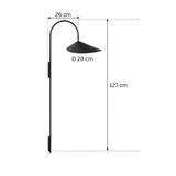 Single light wall sconce for artwork accent