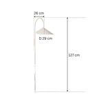 Modern minimalist wall sconce fixture