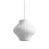 Silk and Steel Pendant Lamp Side View