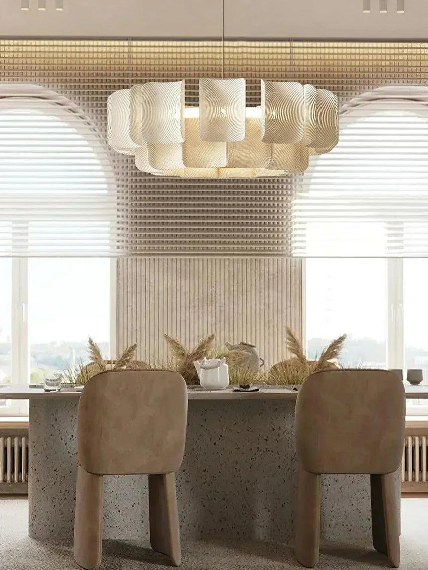 Rattan Wicker Chandelier Architectural Interest Design