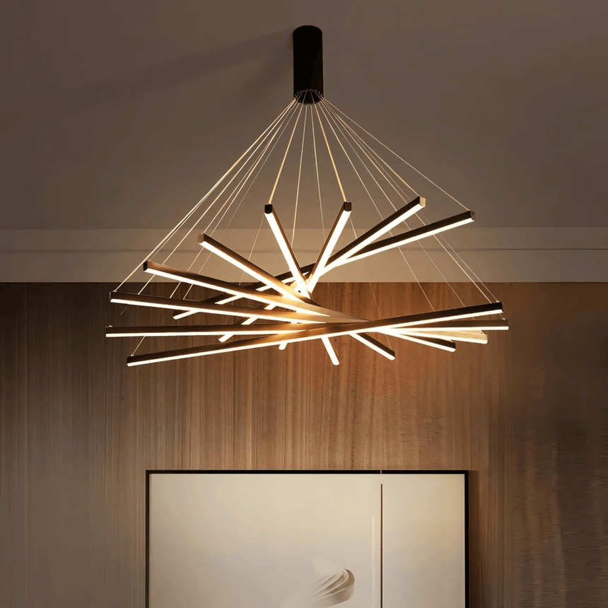 Vespera Bar Chandelier Warm Ambient Glow