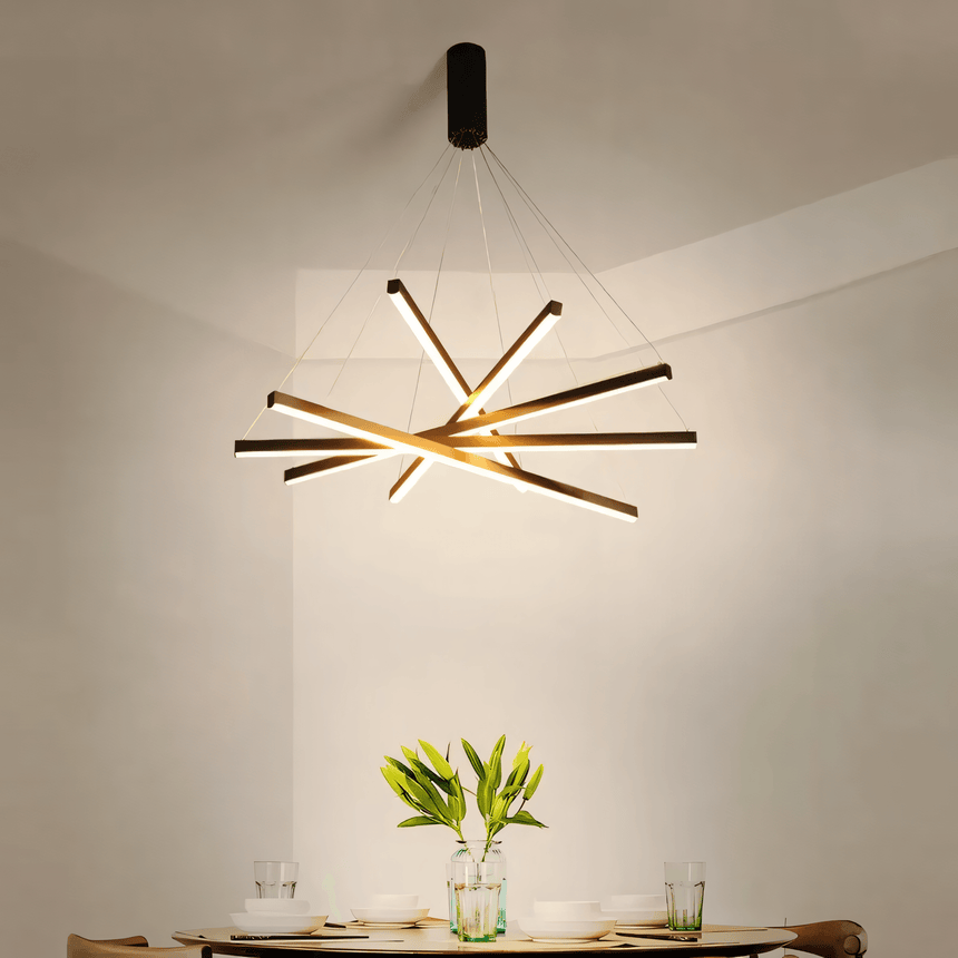 Vespera Chandelier Multidimensional Light Detail