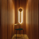 Warm glow wall sconce for living room