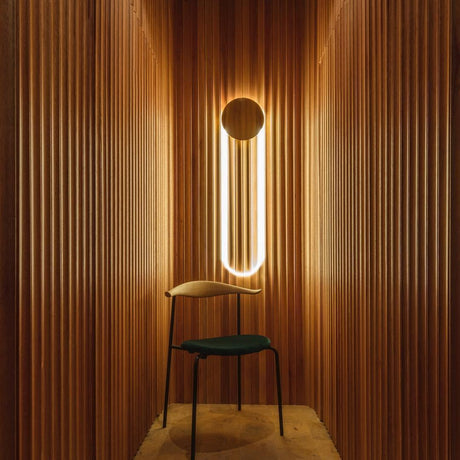 Warm glow wall sconce for living room