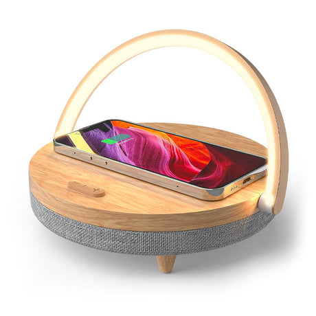 LumaNova Bedside Lamp with Wireless Charging