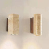 Travertine wall lamp for modern living room decor