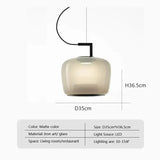 Dimension card for the 35 cm shade in smoky white