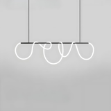 Metal ceiling light for dining table