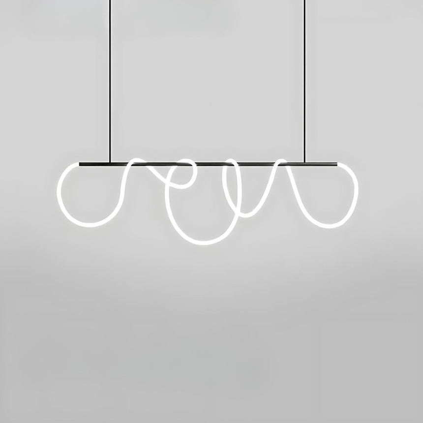 Metal ceiling light for dining table