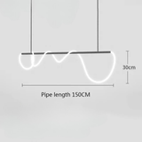 Modern ceiling fixture for living area