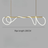 Modern chandelier for contemporary interiors