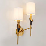 Brushed Nickel Metal Wall Lamp for Living Room Lighting | OroDwell