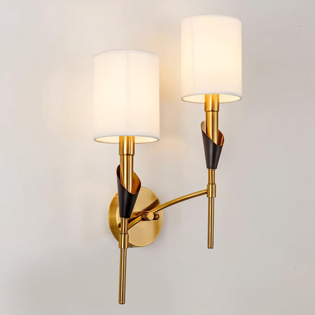 Brushed Nickel Metal Wall Lamp for Living Room Lighting | OroDwell