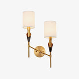 NovaCrest Wall Lamp - Brushed Nickel Metal Modern Curved Design | OroDwell