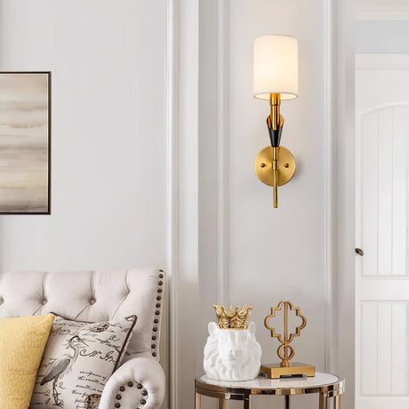 Brushed Nickel Metal Wall Lamp for Contemporary Living Spaces | OroDwell