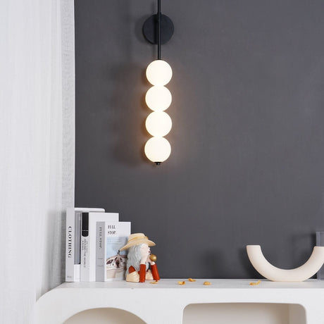 Warm glow wall sconce for living room