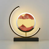 DriftGlass Flowing Sand LED Night Light