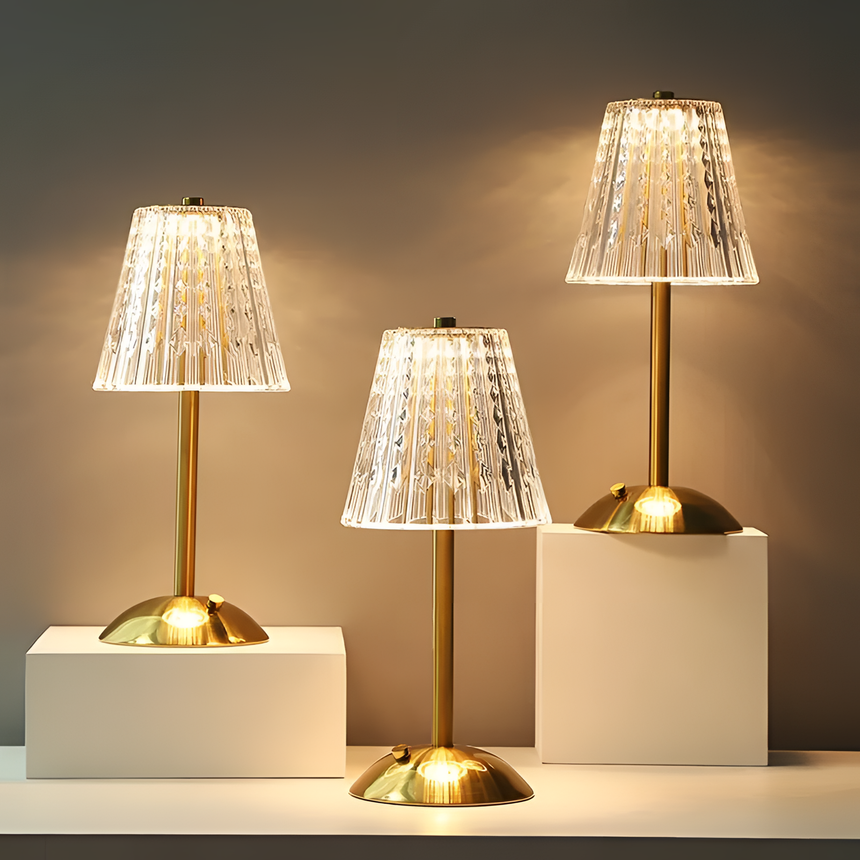 Acrylic Table Lamp LED for Home Office