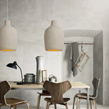 Lyria pendant lamp painted metal finish close-up