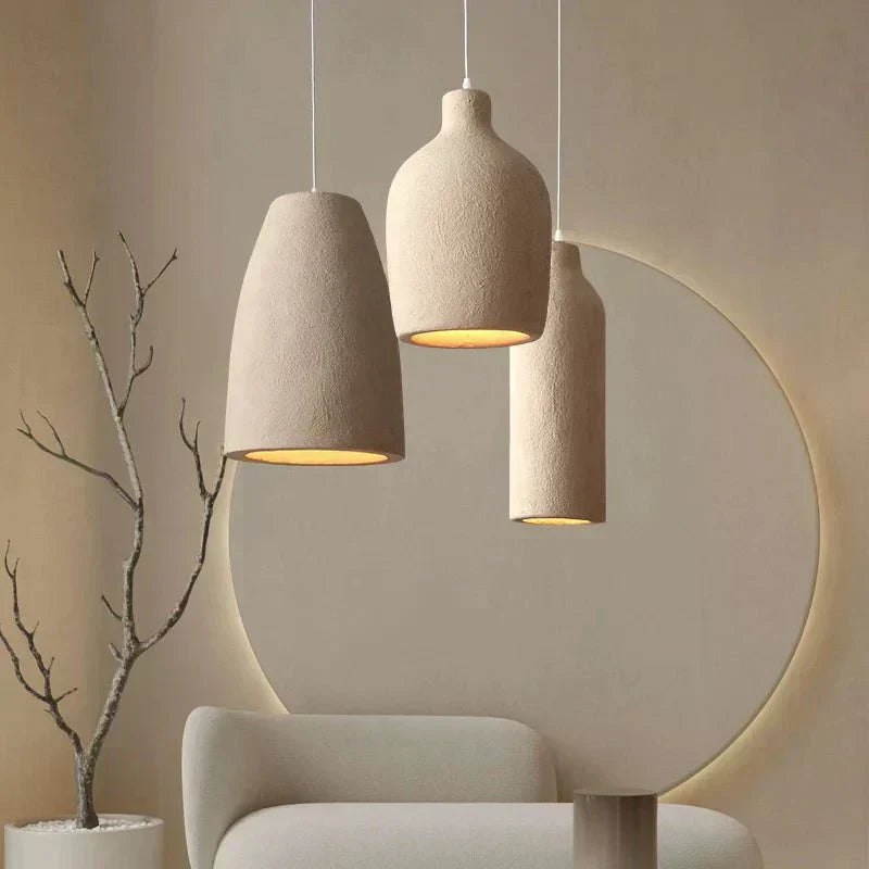 Metal pendant light LED square design for dining room