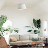 Drum Semi-Flush Ceiling Light for Contemporary Homes
