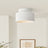 Drum Semi-Flush Ceiling Light Additional Angle