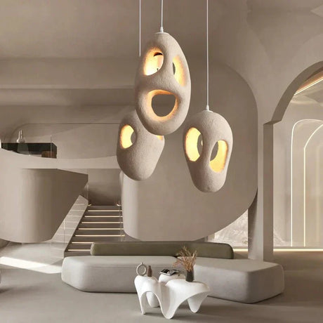 High-density polyethylene Metal Pendant Light – square design detail view | OroDwell