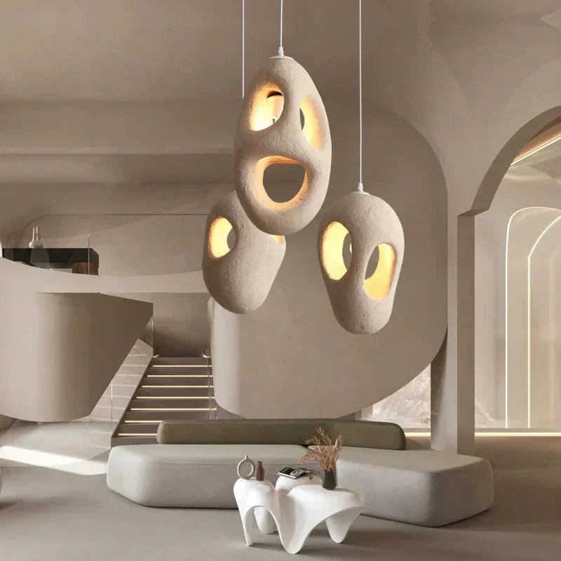High-density polyethylene Metal Pendant Light – square design detail view | OroDwell