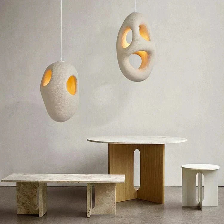 Metal Pendant Light with ambient lighting for kitchen | OroDwell