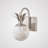 The one light nickel version with its stone globe and leaf crown