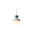 The light blue and gray version shown against a pale background