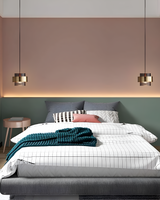 Solara Gold Glass Pendant Light industrial style accent - OpalDwell