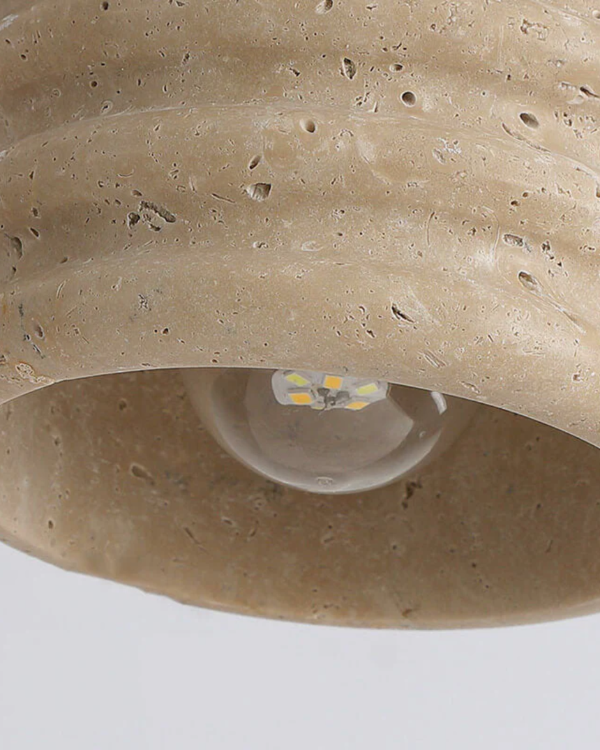 LumaVell Japandi Pendant Light overall product view - OpalDwell